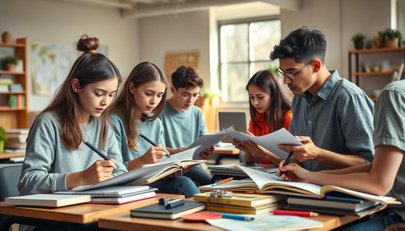 Organized study environment supporting productive learning